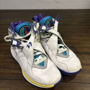 Rare Nike Court‎ Air Zoom Zero Jordan 8 Aqua White Violet Women's 8